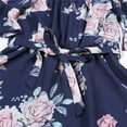 thumbnail image 4 of Mommy and Me Off-Shoulder Floral Dress Parent Child Matching Summer Midi Sundress, 4 of 5