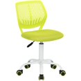 thumbnail image 1 of FurnitureR Carnation Swivel Teen Plastic and Mesh Task Chair in Green, 1 of 7