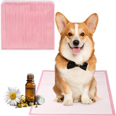 Tapis Pipi pour Chiots 40 % Plus Épais avec Parfum de Camomille, Protection Anti-Fuite à 5 Couches, Tapis de Propreté Super Absorbants pour Chiots et Chiens Âgés – 23 Pouces x 22 Pouces, Lot de 40