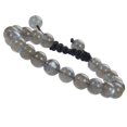 thumbnail image 1 of Natural Healing Power Gemstone Crystal Beads Unisex Adjustable Macrame Bracelets 8mm,Labradorite, 1 of 4
