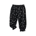 thumbnail image 1 of JMYHOAM Rentrée des Classes Pantalons en Lin pour Garçons Été Décontracté Pantalons d'Été pour Garçons Coton Lin à Bretelles Imprimé Pantalons Anti-Moustiques, 1 of 3