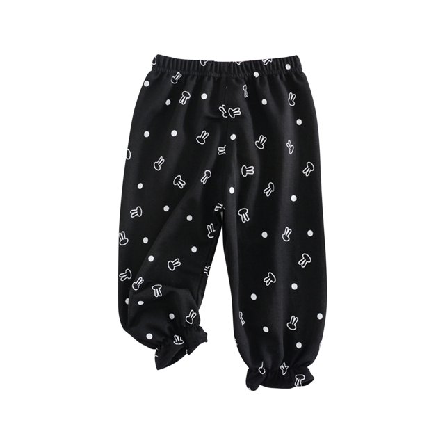 JMYHOAM Rentrée des Classes Pantalons en Lin pour Garçons Été Décontracté Pantalons d'Été pour Garçons Coton Lin à Bretelles Imprimé Pantalons Anti-Moustiques