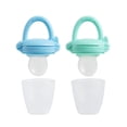 thumbnail image 4 of Munchkin Grignoteur d'Aliments pour Bébé en Silicone, Lot de 2 (Bleu/menthe), 4 of 9