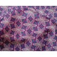 thumbnail image 4 of oneOone Silk Tabby Fabric Floral Block Printed Fabric 1 Yard 42 Inch Wide, 4 of 4