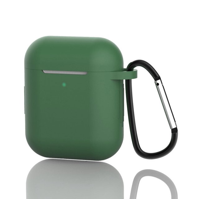 PANDACO Forest Green Soft Case for AirPods Charging Case (1st/2nd Gen)