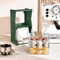 thumbnail image 4 of Home and Kitchen Plastic Tea Bags Divided Storage Organizers Double Layer Kitchen Cabinets Countertops Pantry Coffee Pods Seasoning Packets Condiments Kitchen Accessories Kitchen Organization, 4 of 6
