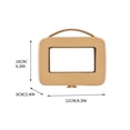 thumbnail image 2 of mtvxesu New Fashion Counter High End Handheld Makeup Case With High Appearance Value Travel Portable Window Opening Transparent PVC Makeup Bag Sale, 2 of 3