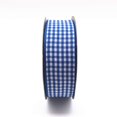 thumbnail image 4 of VIVIQUEN Blue Gingham Ribbon Checkered Ribbon 1-Inch 25 Yard Each Roll 100% Polyester Woven Edge (Blue), 4 of 5
