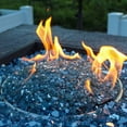 thumbnail image 4 of 1 Pound Fire Glass Stone, 3-6mm Reflective Fire Pit Glass Rock for Fireplace, Red, 4 of 6