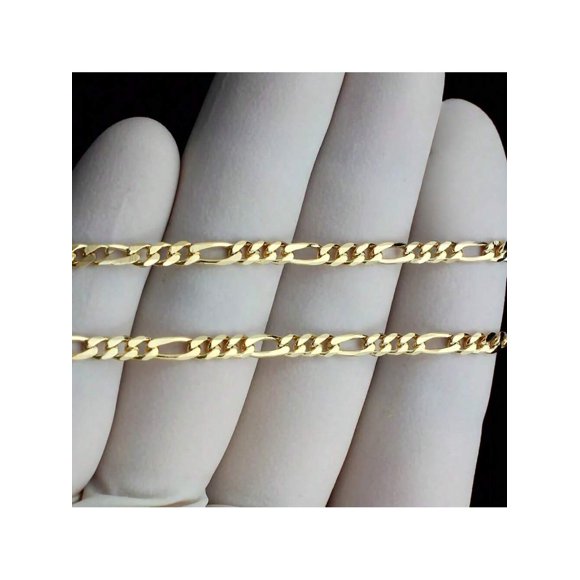 14K Gold Filled Figaro Chain Necklace For Women Men 3mm 16-24inch Link Jewelry Gifts