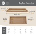 thumbnail image 2 of The HC Companies 30-Inch Venetian Window Planter Box with Drain Plug, White, 2 of 9