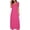 Pink, variant on Tumotour Summer Dresses for Women Long Flowy Maxi Dress Round Neck Short Sleeve Solid Color Plus Size Sundress Swing Dresses for Casual Beach Going Out Party Date Vocation