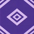 thumbnail image 1 of Ahgly Company Tapis d'Intérieur Lavable en Machine Carré Violet Transitionnel, 7 Pieds Carré, 1 of 7