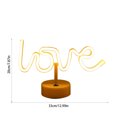 thumbnail image 3 of Multicolor Valentine's Day LED Shape Light USB/Battery Powered Decorative Lamp, Heart Themed Neon Sign for Room & Party Decorations, 3 of 6