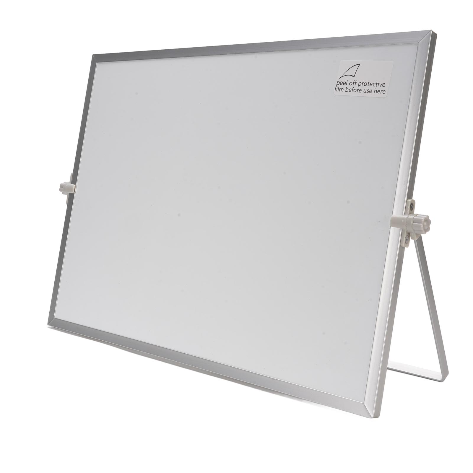Desktop Desktop White Board Multifunctional Portable Double Sided Magnetic Rotating Desktop Dry Erase Board for Home School Office