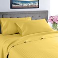 thumbnail image 1 of EIGTHTAIL Fresh Linen Collection 600 Thread Count Hotel Striped 100% Egyptian Quality Cotton Deep Pocket Sheet Set (King  Gray), 1 of 6