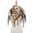 thumbnail image 4 of Dvkptbk Foulards pour Femmes Mode Hiver Femmes Foulard Colorée Décontractée Foulard à Franges Châle Vêtements en Liquidation, 4 of 5