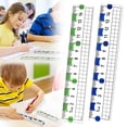 thumbnail image 1 of ZTTD Measuring Plastic Flexi 6" Easy Read 15 cm English Metric 150 mm Ruler Converter, Clear Ruler With Clear Scale Measuring Tool Multifunctional Drawing And Marking Ruler (Type5-Random Color), 1 of 9