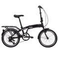 thumbnail image 5 of Huffy Pavilion 20-inch Folding Bike for Adults, 6-Speed, Black, 5 of 5