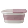 thumbnail image 3 of Foot Washing Basin, Foot Bath Tub Relief Pressure Plastic Portable  For Household Pink,Blue, 3 of 8