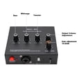 thumbnail image 4 of Microphone Preamp, Dynamic Microphone Preamp Mic Gain Booster, Dynamic Condenser XLR 3.5mm 6.35mm Inputs Outputs Mic Pre Amp for Stage Studio, 4 of 7