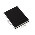 thumbnail image 3 of Heavy-Duty Thick Page Notebook Premium A5 Writing Book Satiny Smooth Paper Wireless Binding Matte Cover Office Note Pad, Black, JKODE, 3 of 6