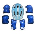 thumbnail image 1 of Boy Girls 7PCS Skating Bike Protective Gear Safety Helmet Knee Elbow Pad Set, 1 of 1