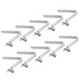 thumbnail image 1 of Unique Bargains 8.5x5mm Kayak Paddle Snaps, Hollow Button Single Pin Lock Tube Spring Clips for Tent Pole, 10 Pack, 1 of 6