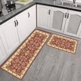 thumbnail image 1 of Dvkptbk Kitchen Floor Mats Two Piece Non Slip Kitchen Floor Mats Treadmill Rug Set Doormat Boho Doormat Rubber Rug Indoor Floor Mats Home Decoration, 1 of 6