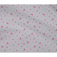 thumbnail image 4 of oneOone Tissu en Coton Flex Bleu & Pêche Imprimé Floral au Mètre 40 Pouces de Large, 4 of 4