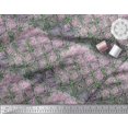 thumbnail image 3 of Soimoi polyester Crepe Fabric Curve Diamond Geometric Print Fabric by the Yard 42 Inch Wide, 3 of 3
