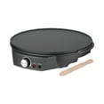 thumbnail image 4 of 12" Electric Crepe Machine and Griddle US 110V Plug Compact for Breakfast, 4 of 9