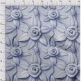 thumbnail image 4 of oneOone Velvet Grayish Purple Fabric Florals Craft Projects Decor Fabric Printed By The Yard 58 Inch Wide, 4 of 4