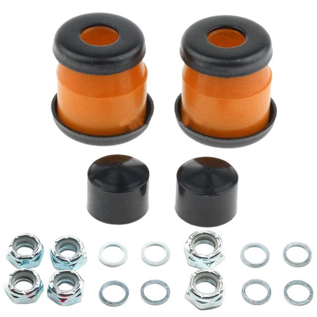 jinwen Bagues de Camion de Planche à Roulettes Coussin de Tasse de Planche à Roulettes Modifié Absorbant les Chocs Longboard orange