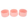thumbnail image 1 of 3 Pcs Protection en Silicone Antidérapante Résistante aux Hautes Températures Manchon de Fond de Bouteille d'Eau Rose, 1 of 14
