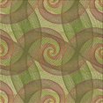thumbnail image 1 of Ahgly Company Tapis d'Intérieur Lavable en Machine Carré Transitionnel Chêne Brun, 7 Pieds Carré, 1 of 7