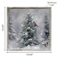 thumbnail image 3 of Led Framed Wall Art (Snow Pine Tree With Birds), 3 of 3