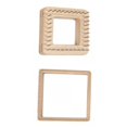 thumbnail image 1 of Rongfmy 2Pcs Handcrafted Knitting Loom Weaving Board DIY Wooden Crochet Tools Beginners, 1 of 9