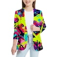 thumbnail image 1 of Hauts pour Filles Veste Imprimée Stylée et Personnalité pour Enfants - Vêtements d'Extérieur pour Filles et Garçons Design et Style Uniques pour le Quotidien, 1 of 4