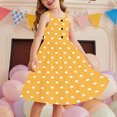 thumbnail image 1 of LOVZFMLL 2-12 Years Girls' Summer Casual Sleeveless Round Neck Button With Pockets Dress, 1 of 5