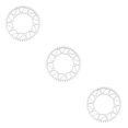 thumbnail image 2 of Ruiboury Lightweight And Easy To Install - Smooth Operation Chain Ring For Bicycles Bicycles Crank Bike Chain 50T silver 3Set, 2 of 6