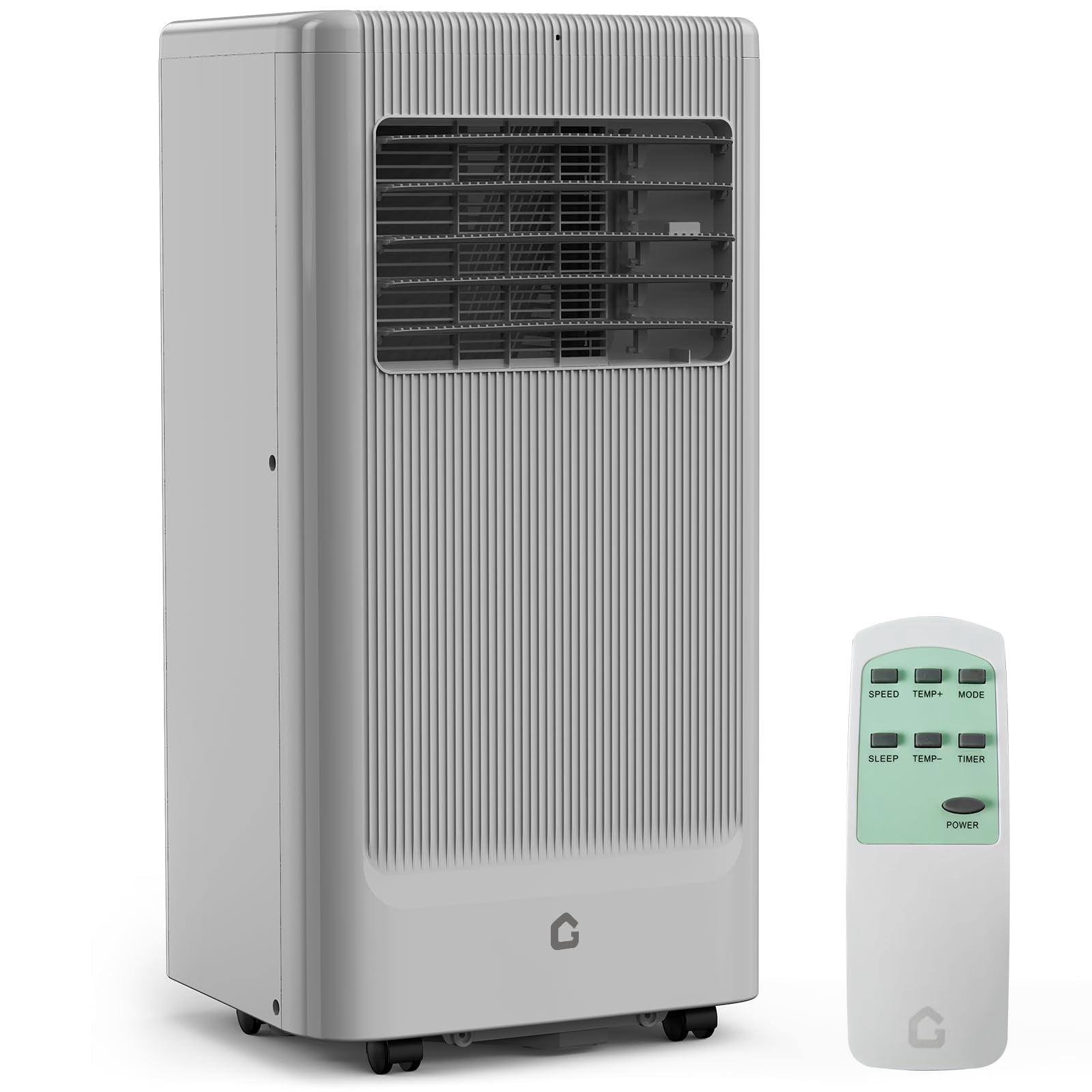 10000 BTU Portable Air Conditioner, Quiet 3-in-1 Cooling Unit for Rooms Up to 450 Sq.Ft, Includes Dehumidifier & Fan Modes, Remote Control, Sleep Mode – Perfect for Bedrooms & Apartments