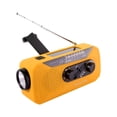 thumbnail image 1 of Hand Crank Radio With 2000 mAh Emergency Power Bank, AM/FM/NOAA Weather Band, Built-in Flashlight, Alarm, and USB Charging, 1 of 8