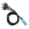 thumbnail image 2 of MasteelfCA Automatic Watering Drip Irrigation System Kit Gardening Drip Irrigation Set Watering Tool for Home Store Yard Use (Sky-blue), 2 of 5