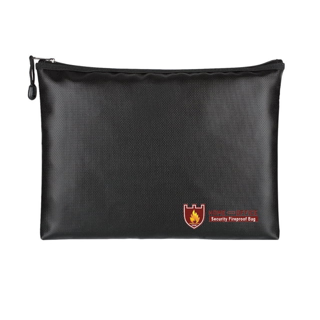 Fireproof Safe for Documents Fireproof Document Bag Fire Resistant & Water Resistant Money Bag Safe Storage