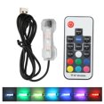 thumbnail image 2 of Fish Tank Amphibious Lighting Lamp, LED Aquarium Light Micro Landscape Fish Tank Remote Control Light with Remote Control for Medium Small Aquarium Fish Tanks, 2 of 7