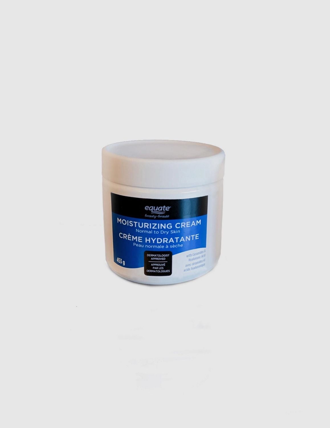 Equate Moisturizing Cream with Ceramides and Hyaluronic Acid, 453g