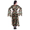thumbnail image 4 of Moomaya Viscose Georgette Printed Long Shrug Slit Sleeves Cardigans For Women, 4 of 5