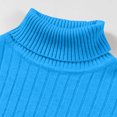 thumbnail image 3 of fatyb Chandail pour Hommes à Col Roulé Décontracté Tricoté Extensible à Manches Longues Hauts Chauds d'Automne Hiver pour Hommes, 3 of 5