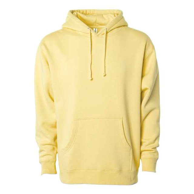 Independent Trading B22276403 Hooded Sweatshirt, Light Yellow - Small
